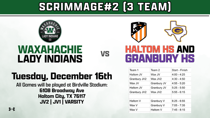 3 Team Scrimmage at Haltom HS