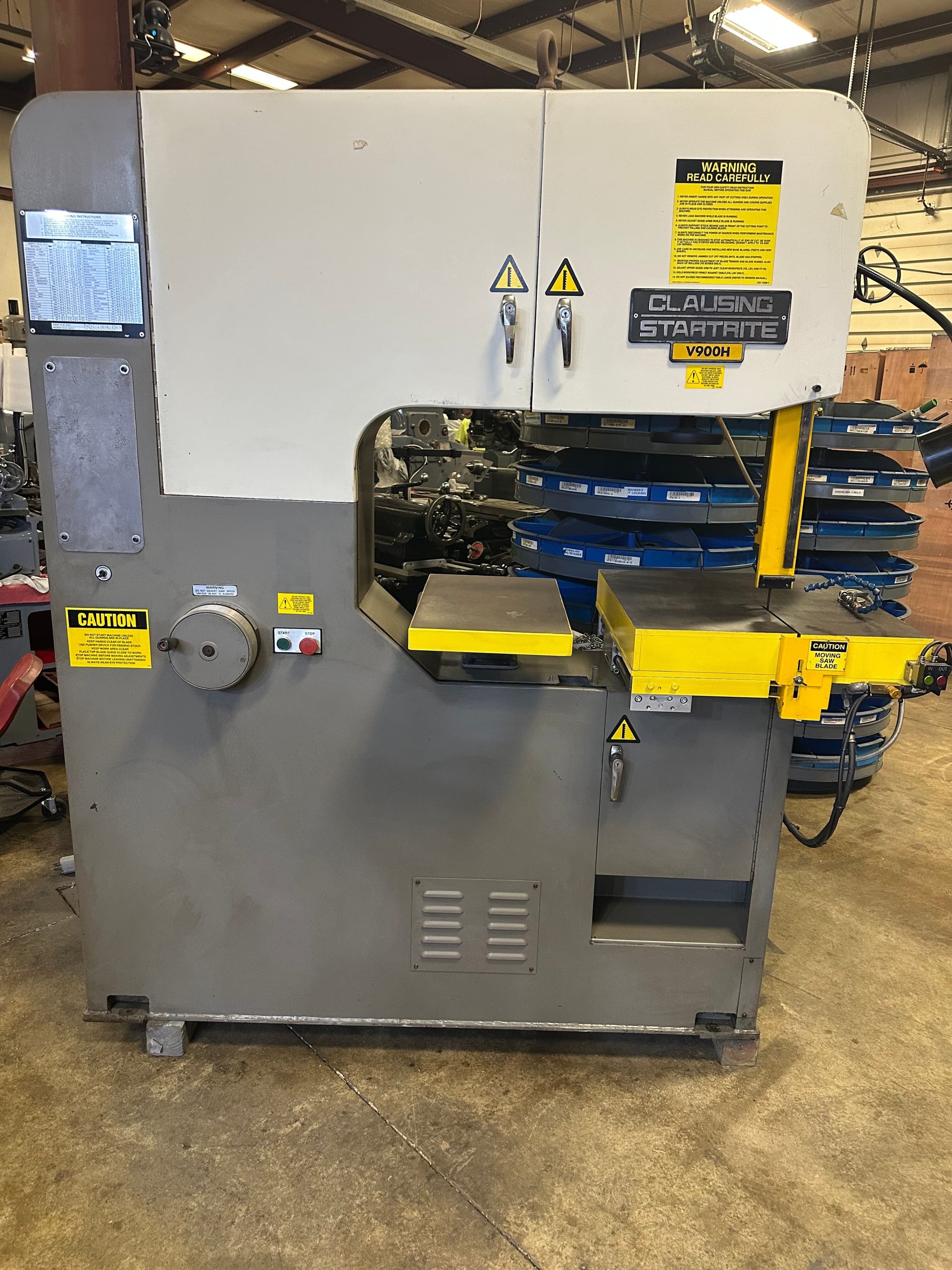 CLAUSING MODEL 900H VERTICAL BANDSAW
