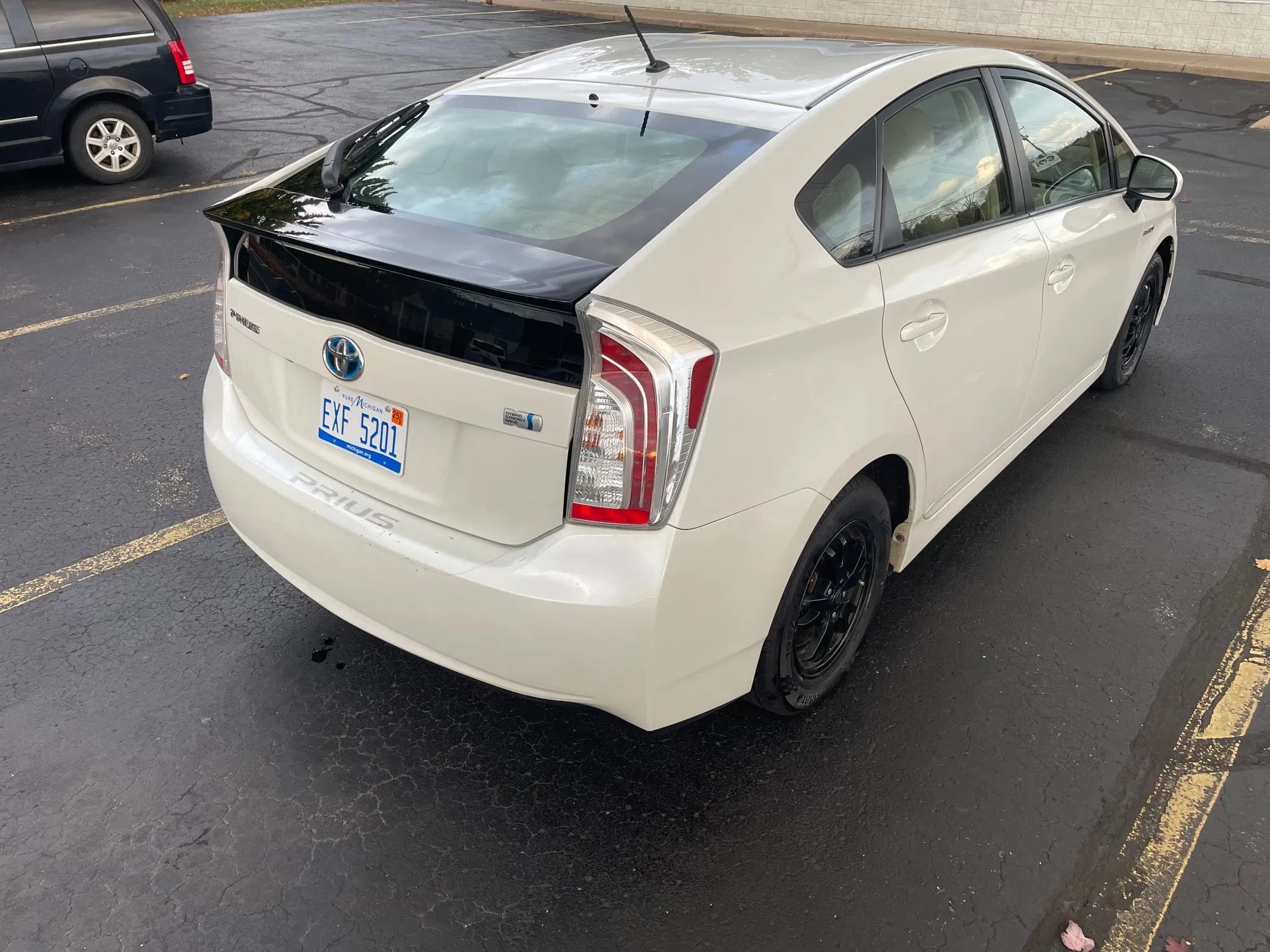 Rear passenger side exterior 