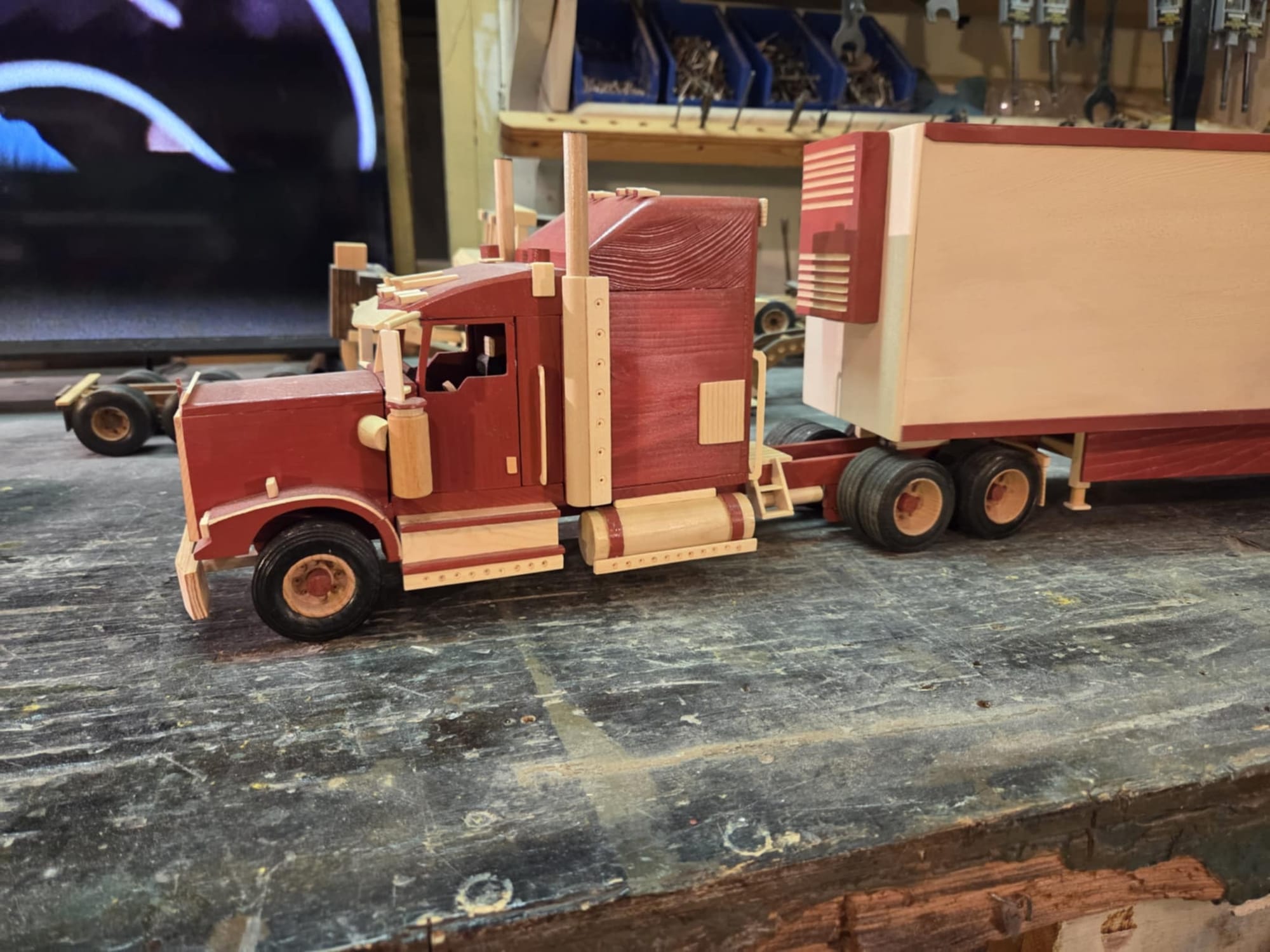 Over the road Kenworth W-900L