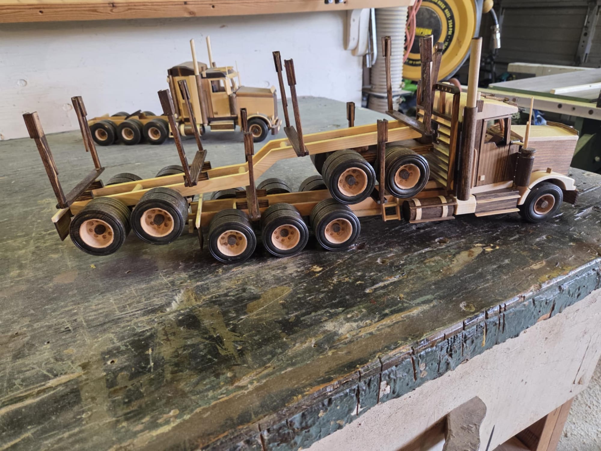 A Kenworth logging truck