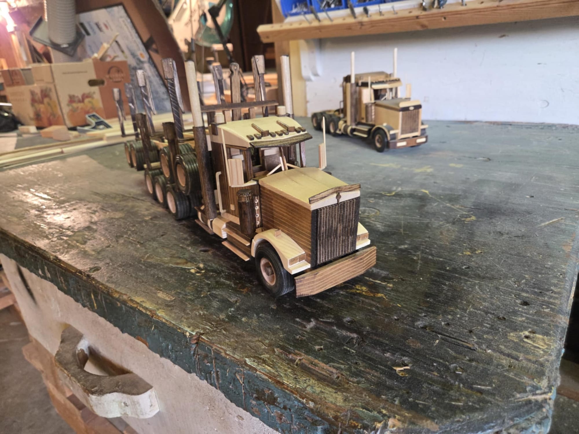 A Kenworth logging truck