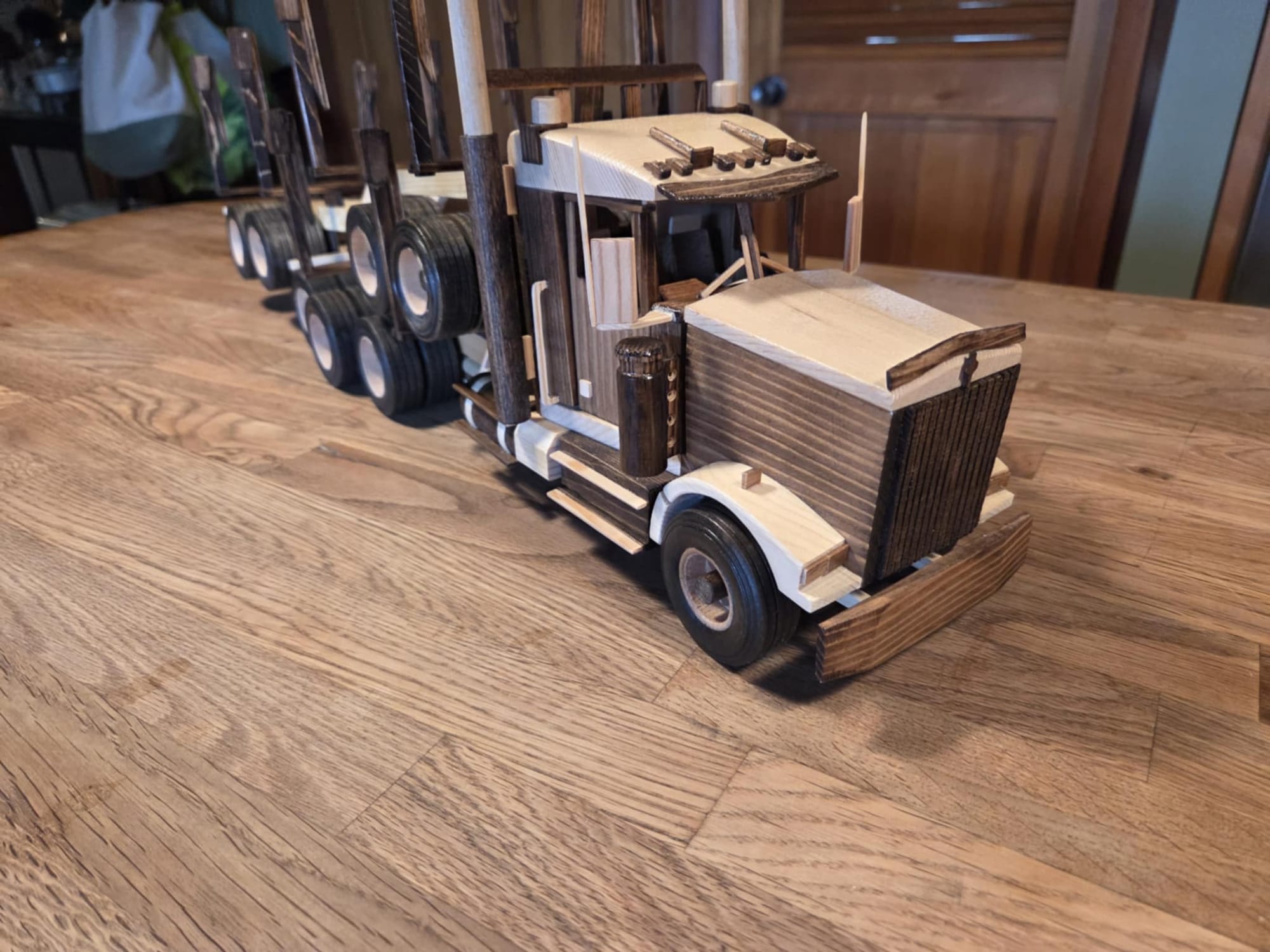 A Kenworth logging truck