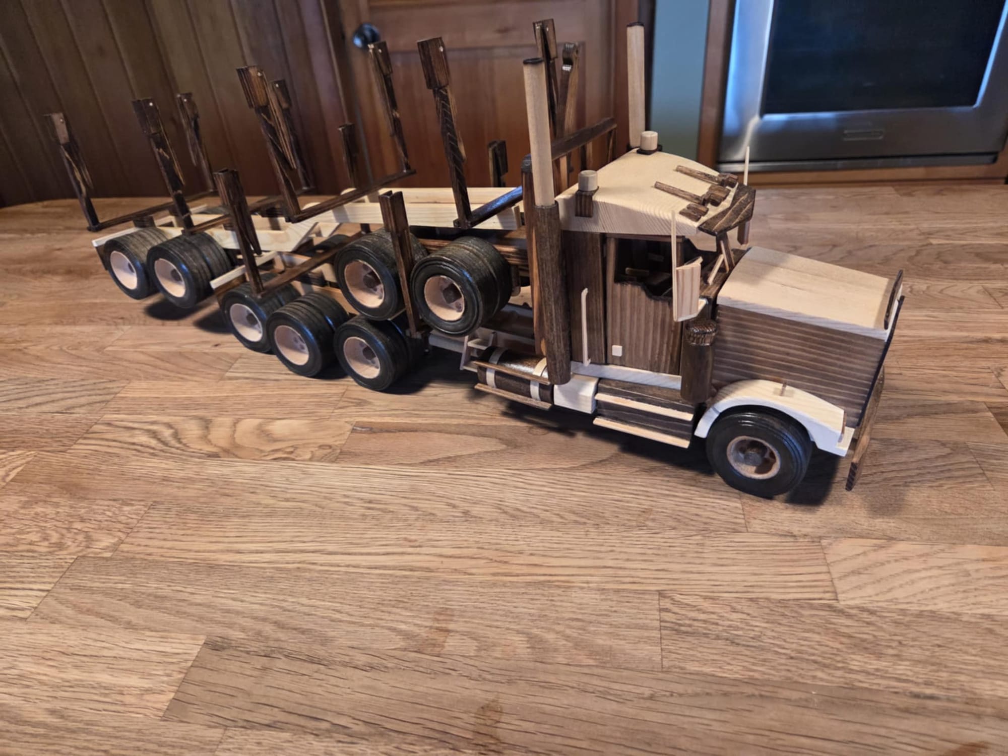 A Kenworth logging truck