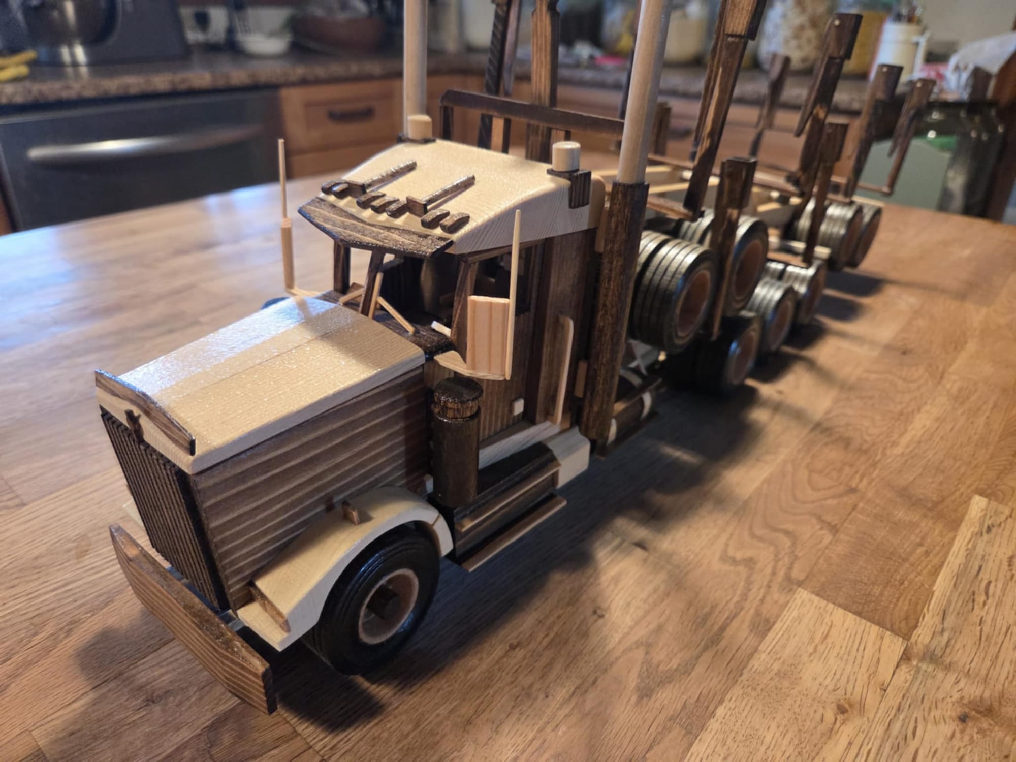 A Kenworth logging truck