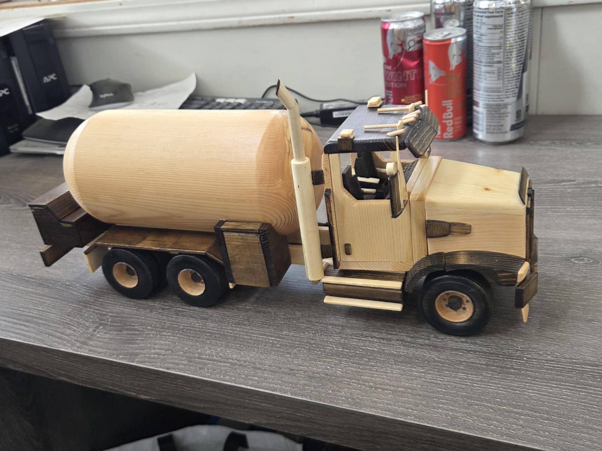 Propane delivery truck