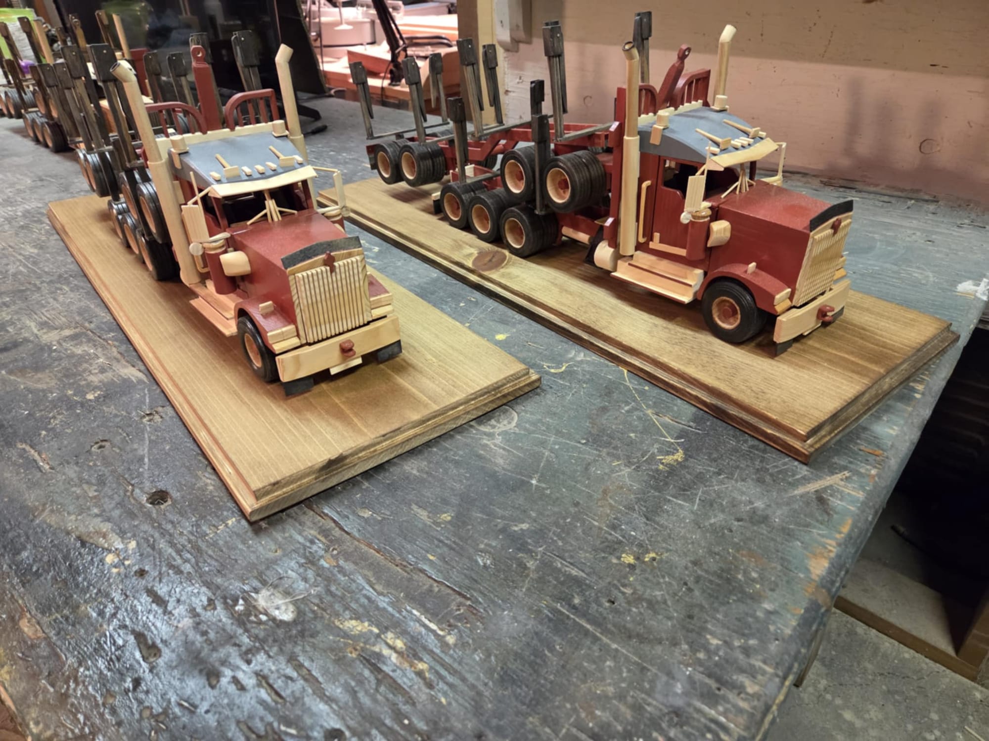 Troyco Enterprises log trucks
