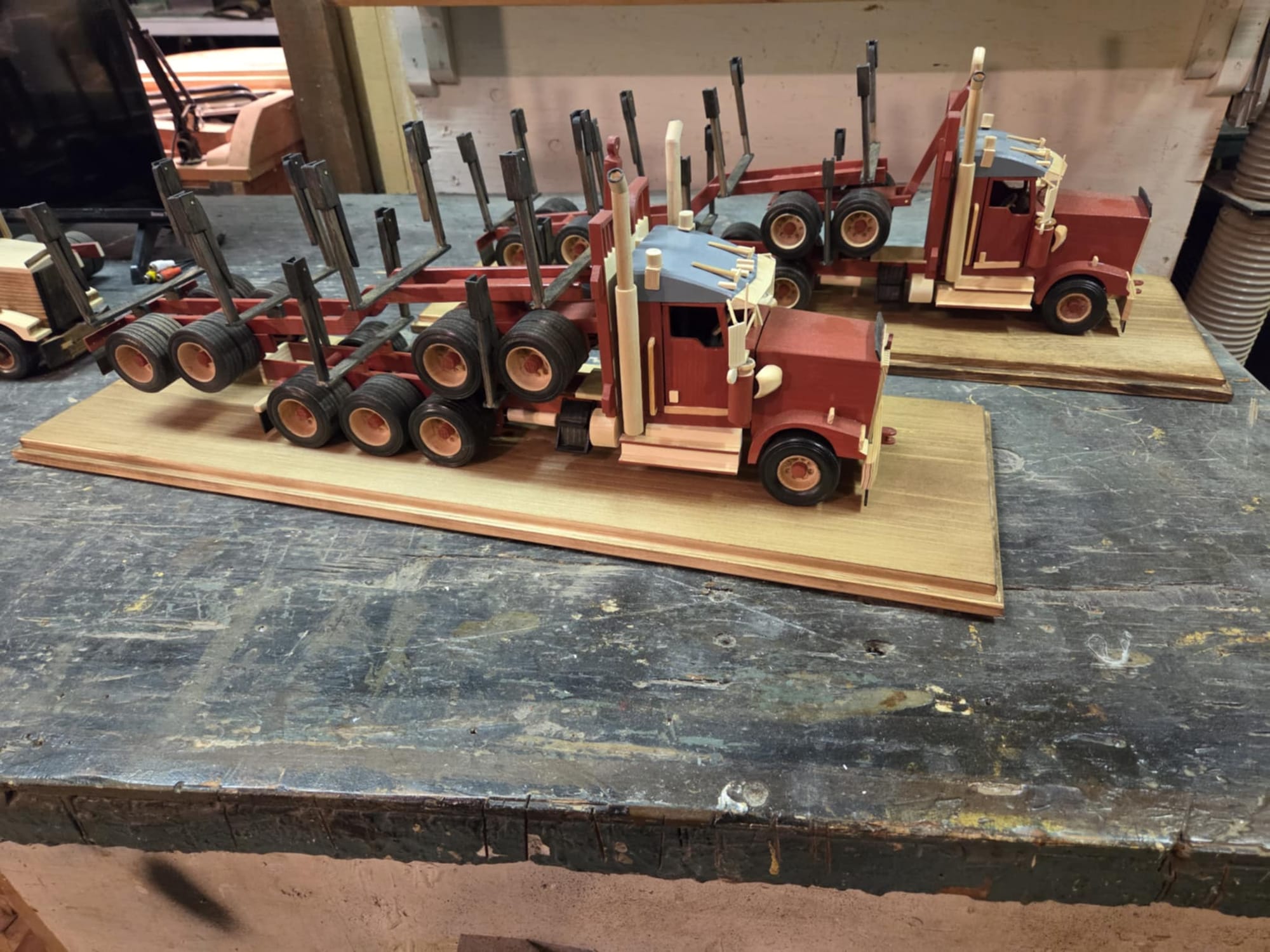 Troyco Enterprises log trucks