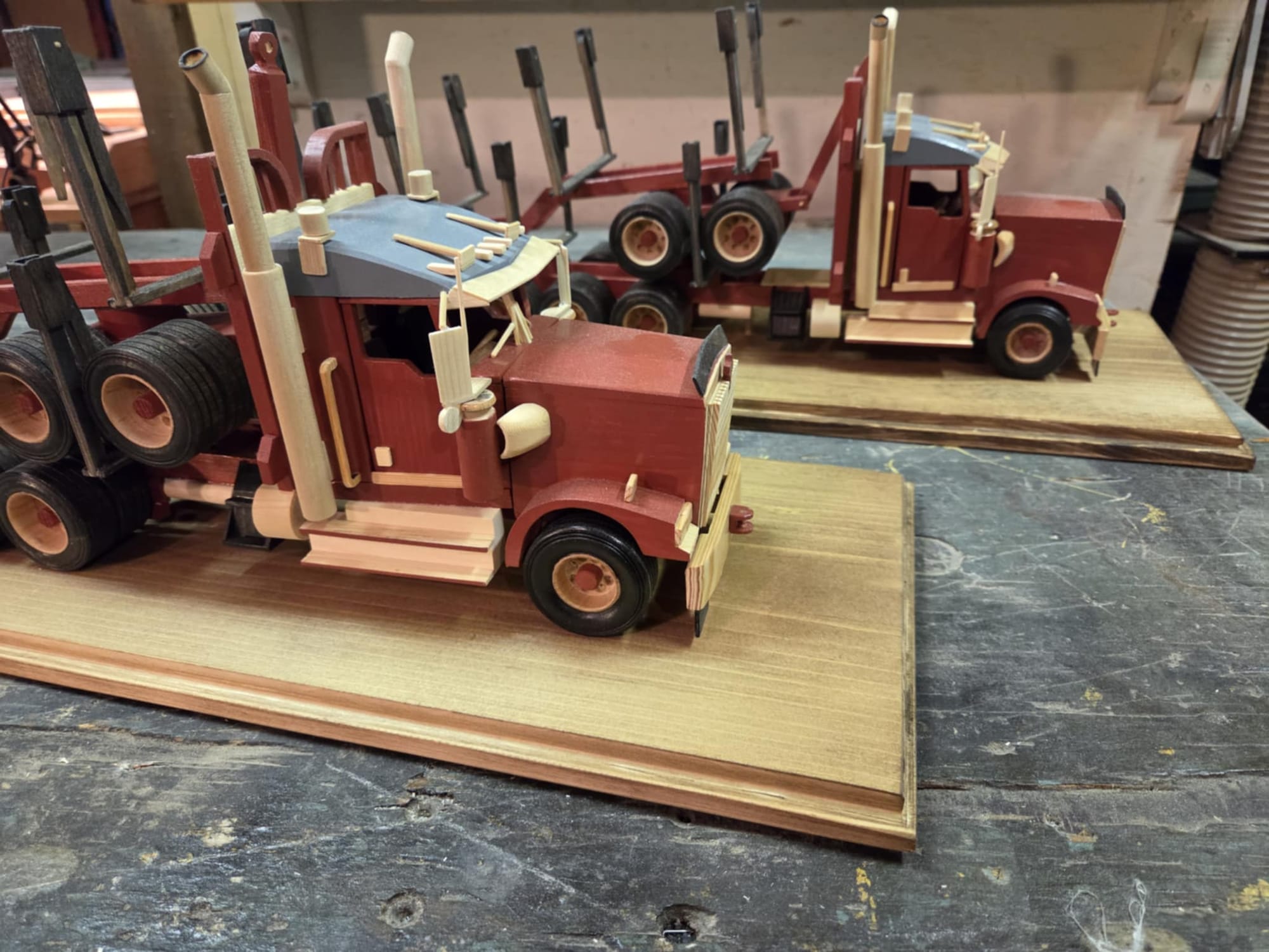 Troyco Enterprises log trucks