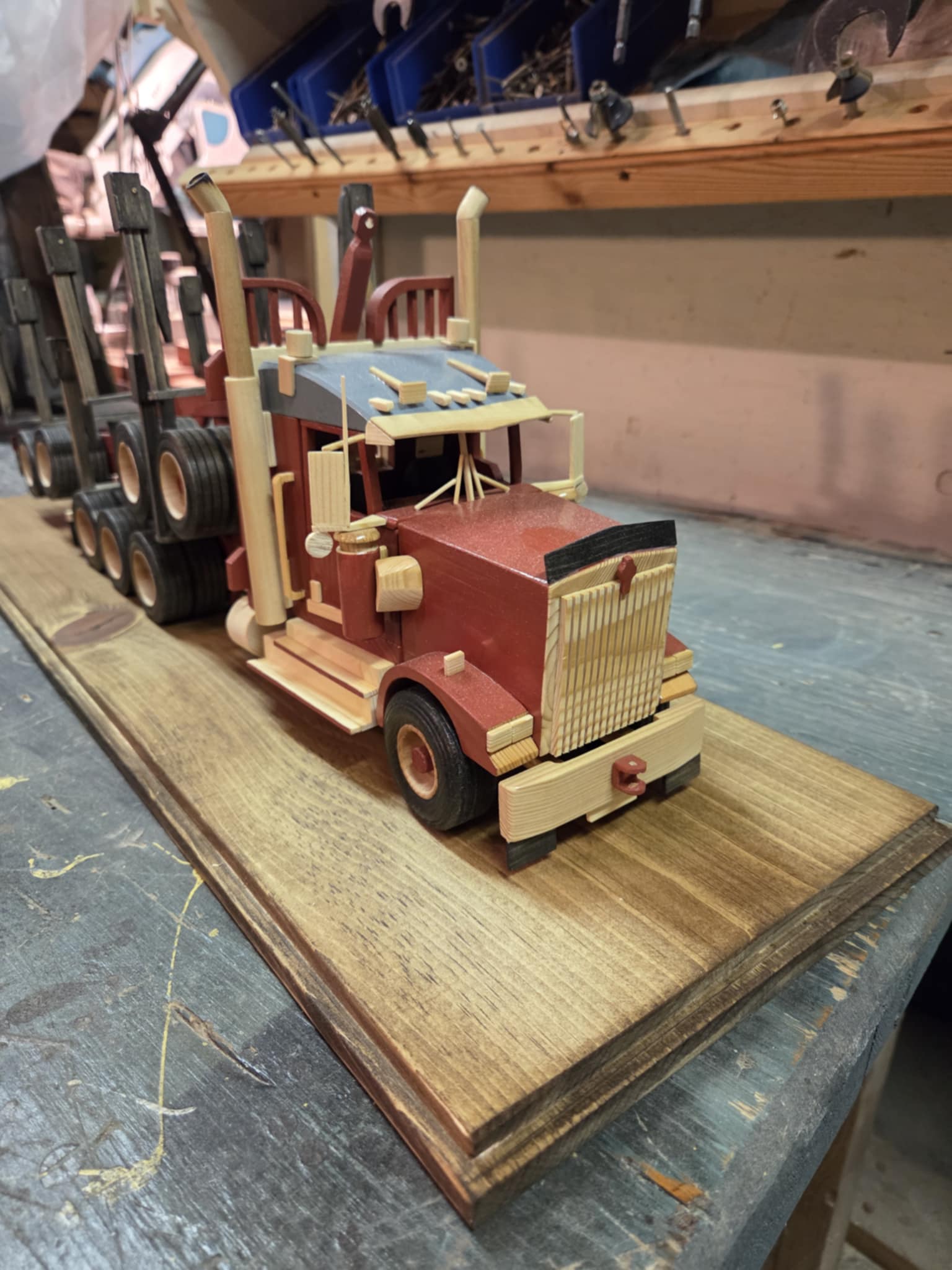 Troyco Enterprises log trucks