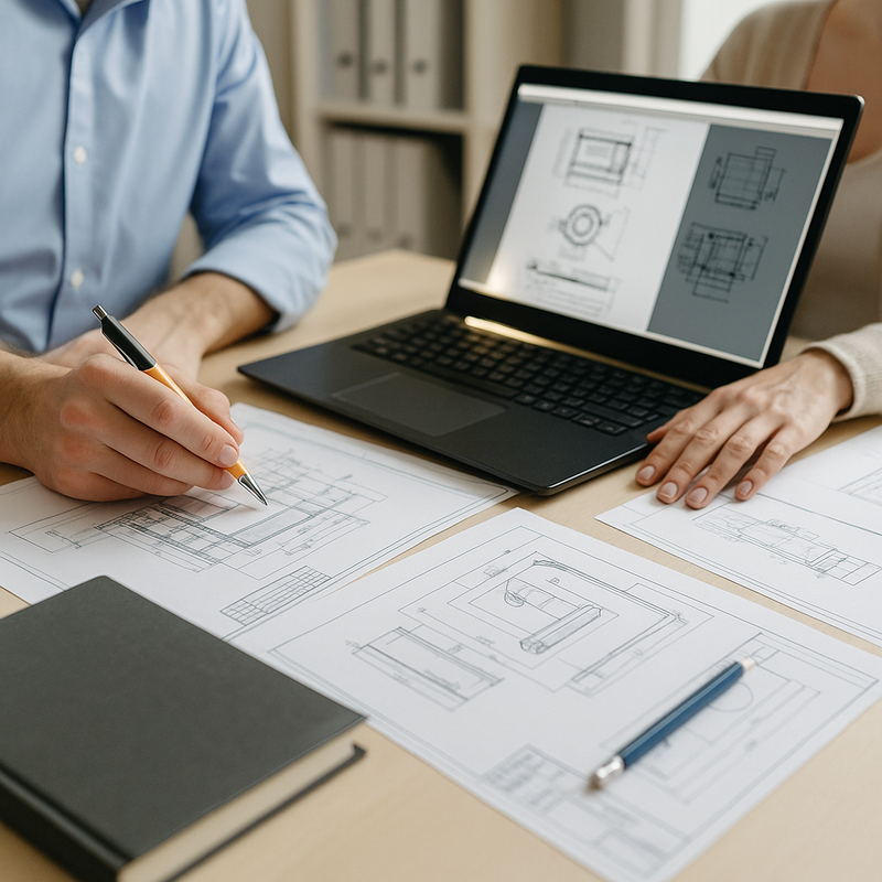 Чертежи, готови за CNC и производство