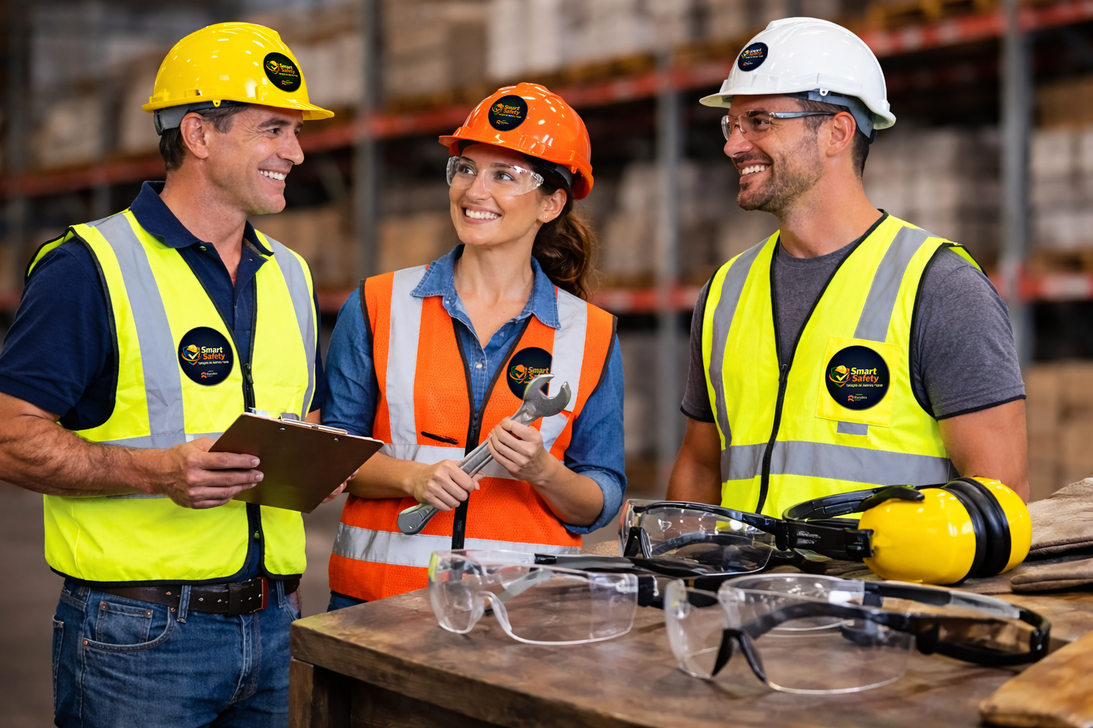 משקפי מגן לעבודה: איך לבחור משקפי בטיחות מתאימים למפעל, מחסן או אתר עבודה