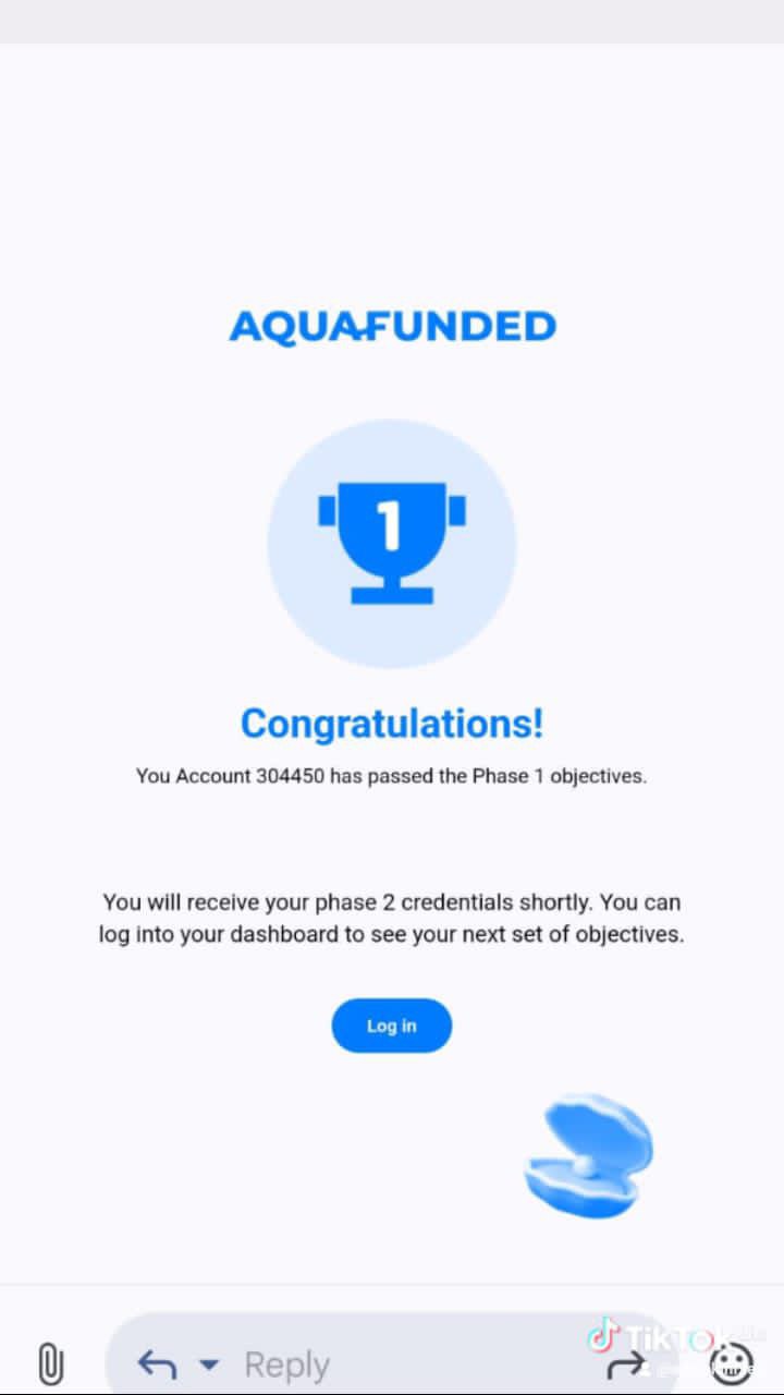 100k AQUAL FUNDED Challenge Passed