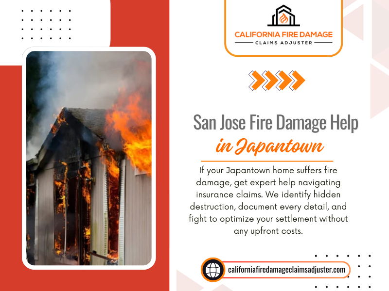 San Jose Fire Damage Help in Japantown