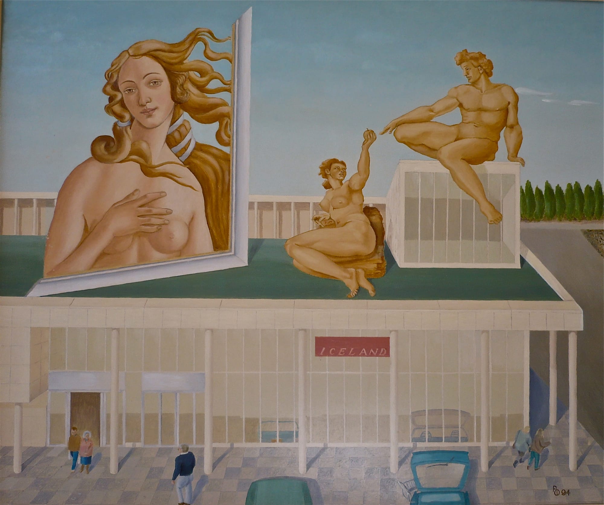 Fantasy at the Food Centre by Tony Dyson