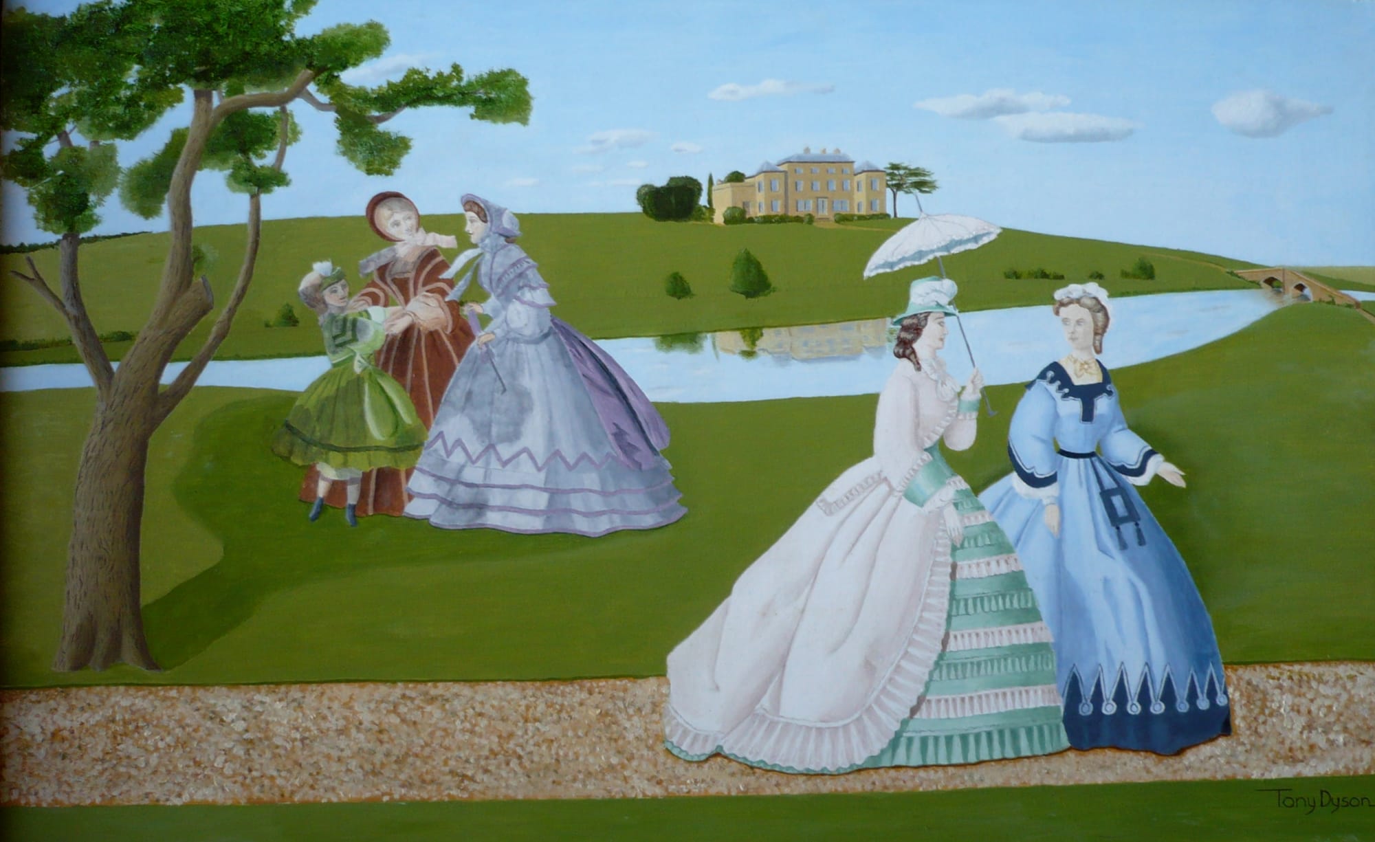 The Fashions 1860 by Tony Dyson