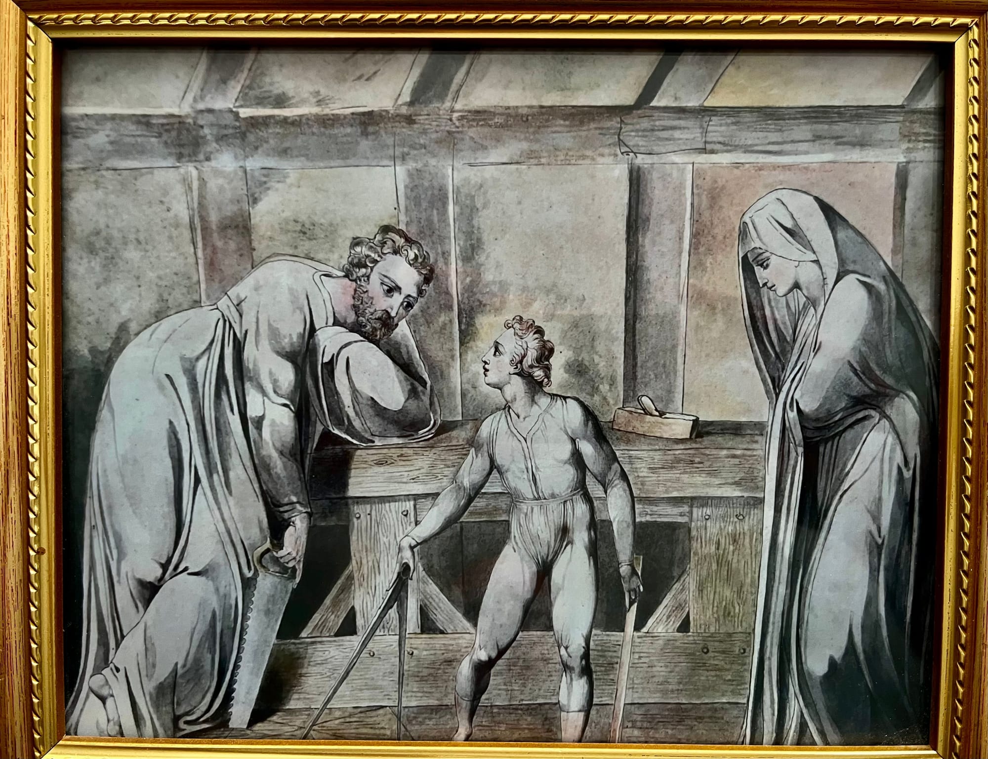 Christ in the Carpenter’s Shop by William Blake 1757-1827