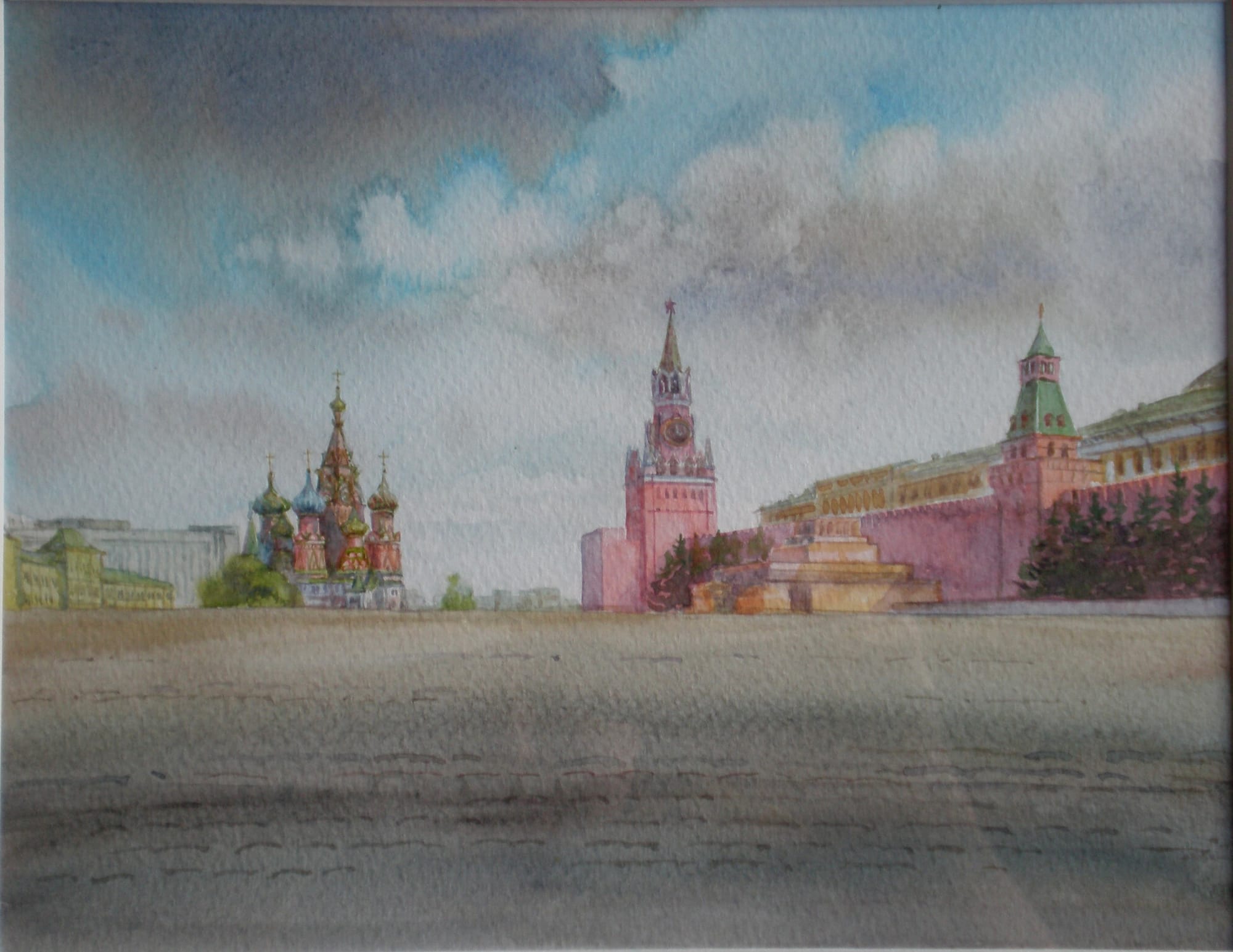 St Basil's Cathedral and Red Square (from the east)