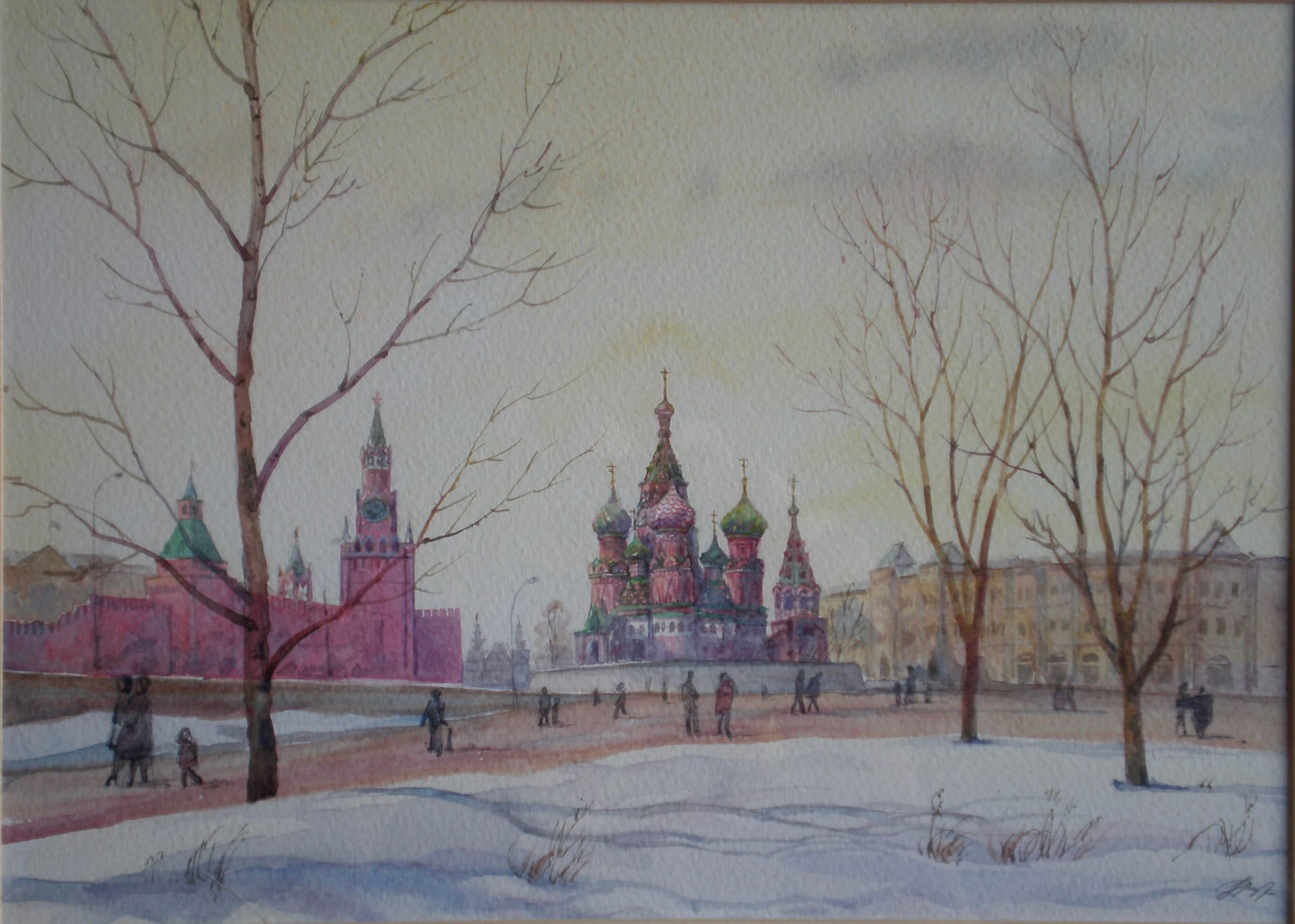 St Basil's Cathedral and Red Square (from the west)