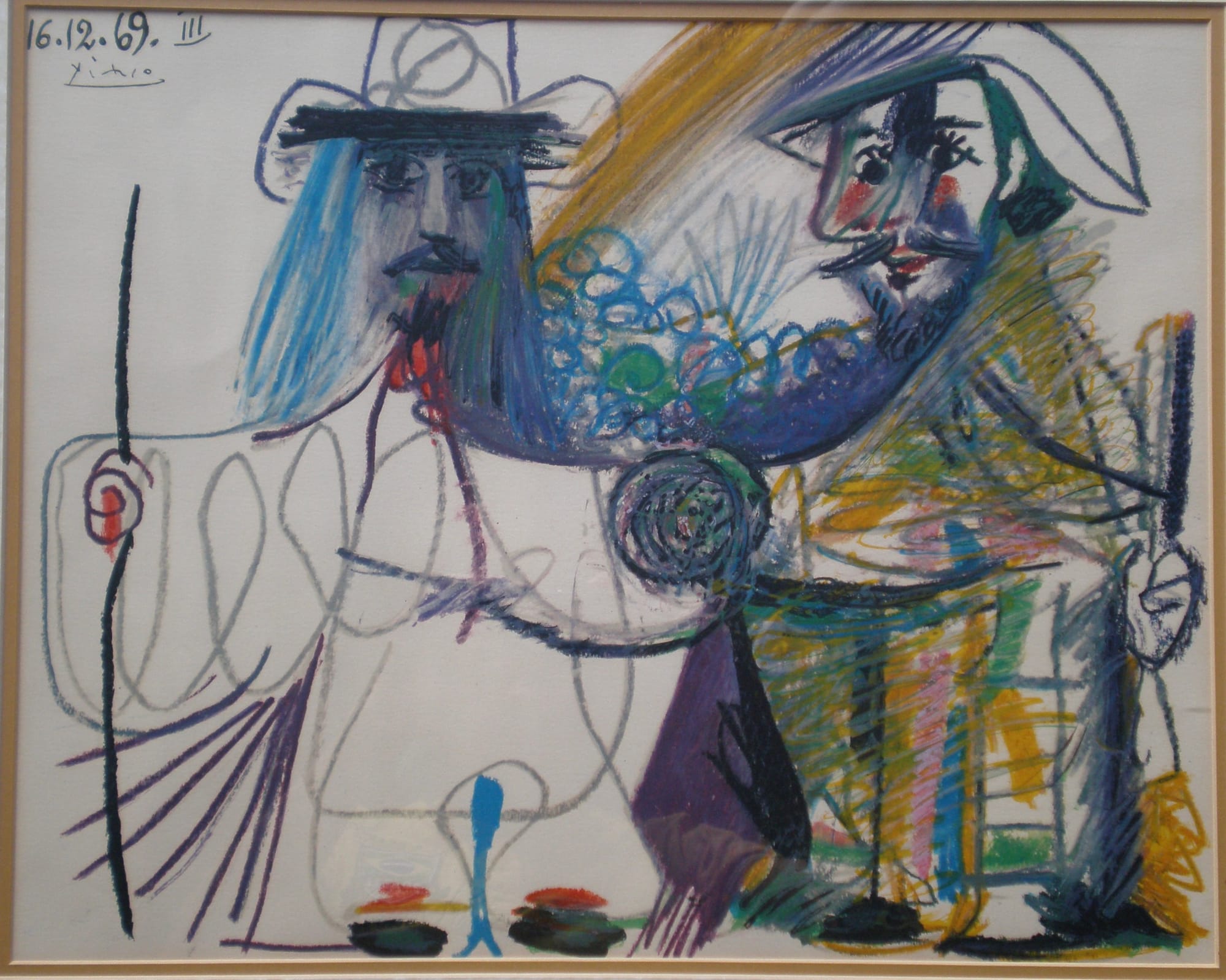 Two old men by Picasso