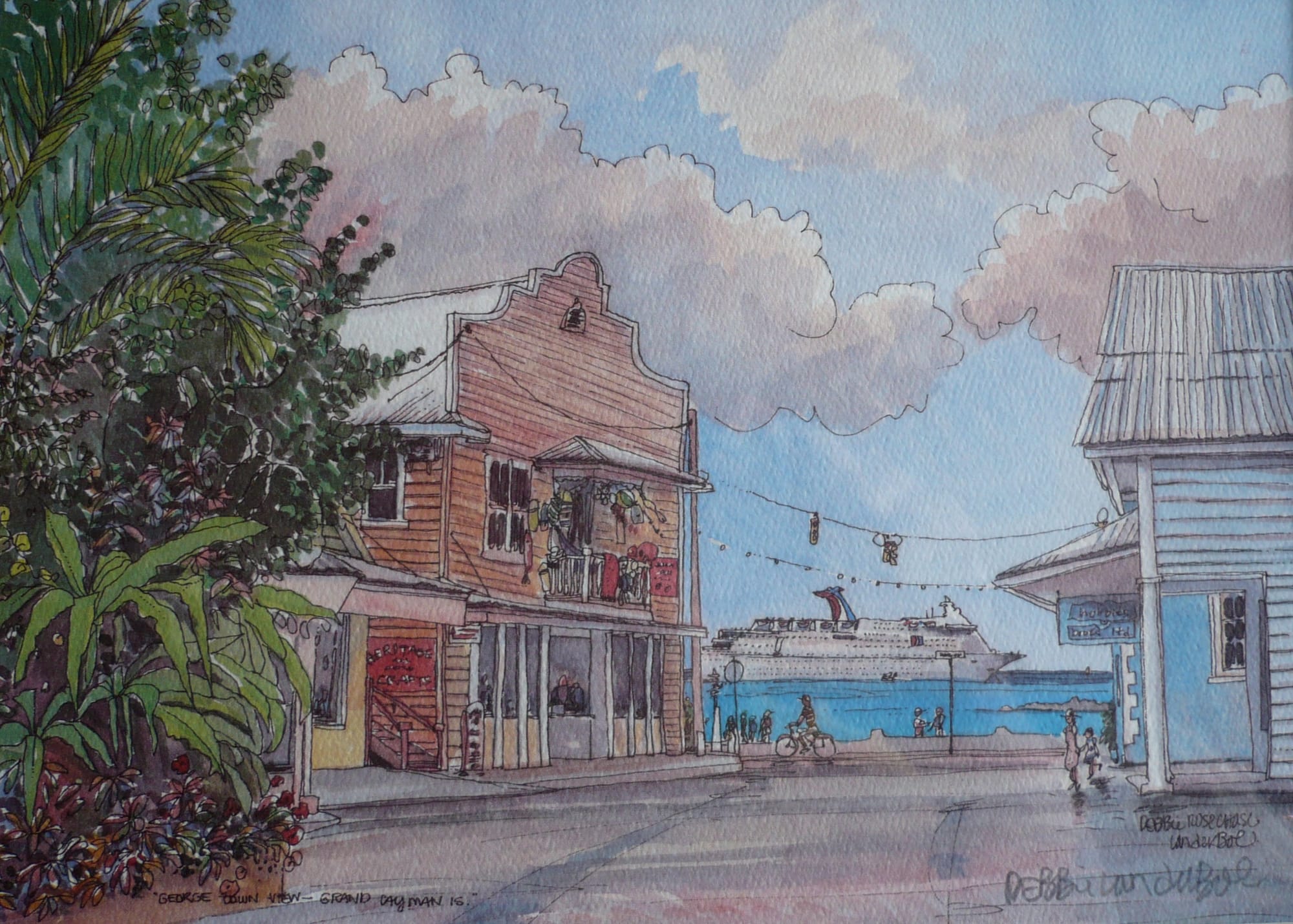George Town, Grand Cayman by Debbie Chase van der Bol