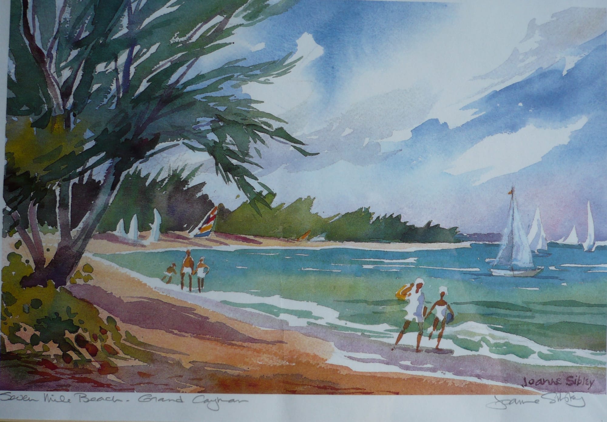 Seven Mile Bay, Cayman Islands by Joanne Sibley