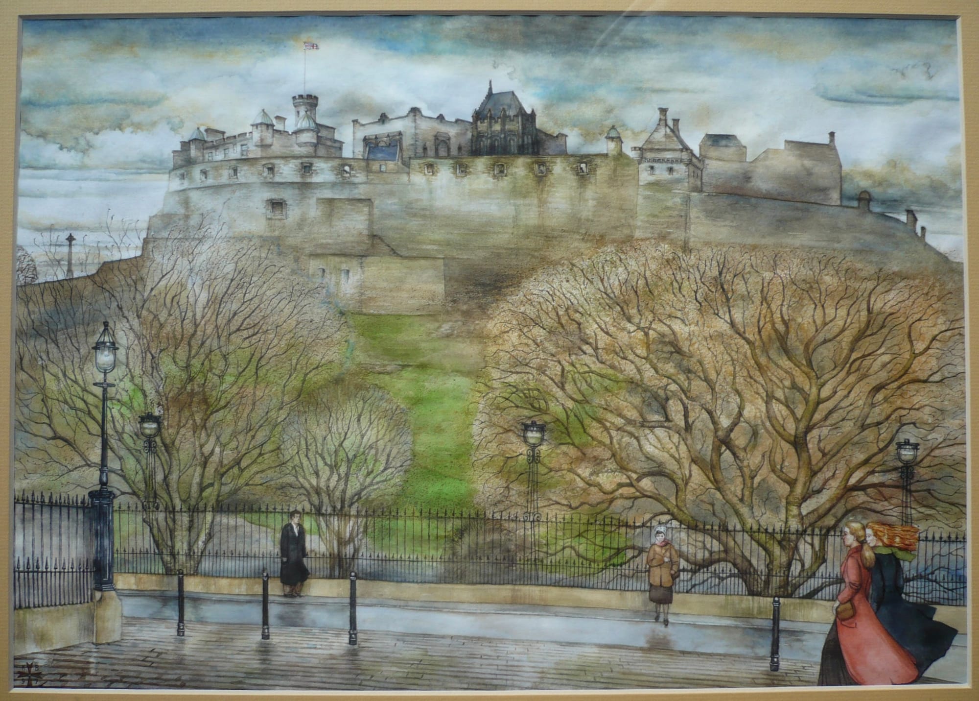 Edinburgh Castle by Karl Buetel