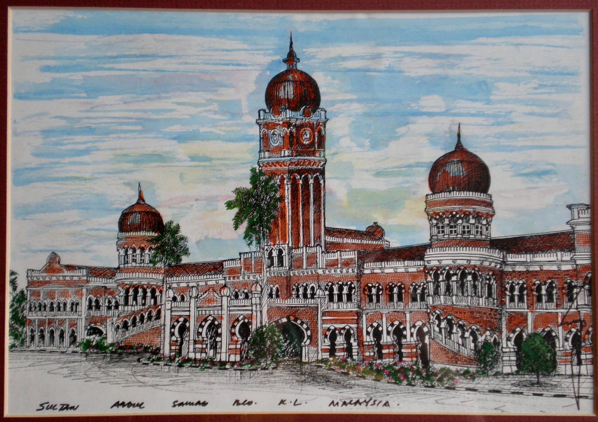 The Sultan's Palace, Kuala Lumpur by unknown artist