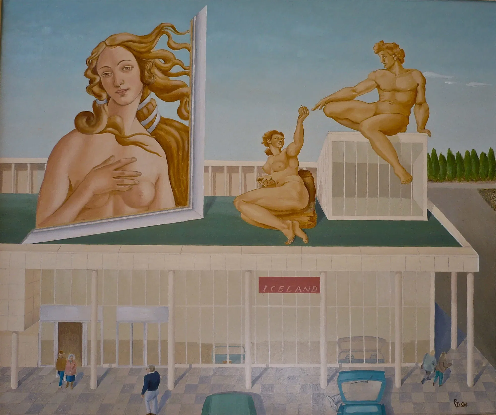 Fantasy at the Food Centre by Tony Dyson