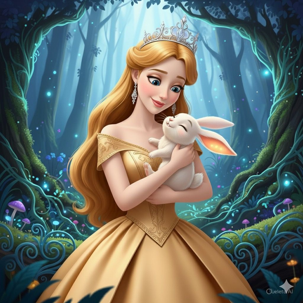 الأَمِيرَةُ وَالأَرْنَبُ السِّحْرِيُّ | تأليف: حنان مهدي