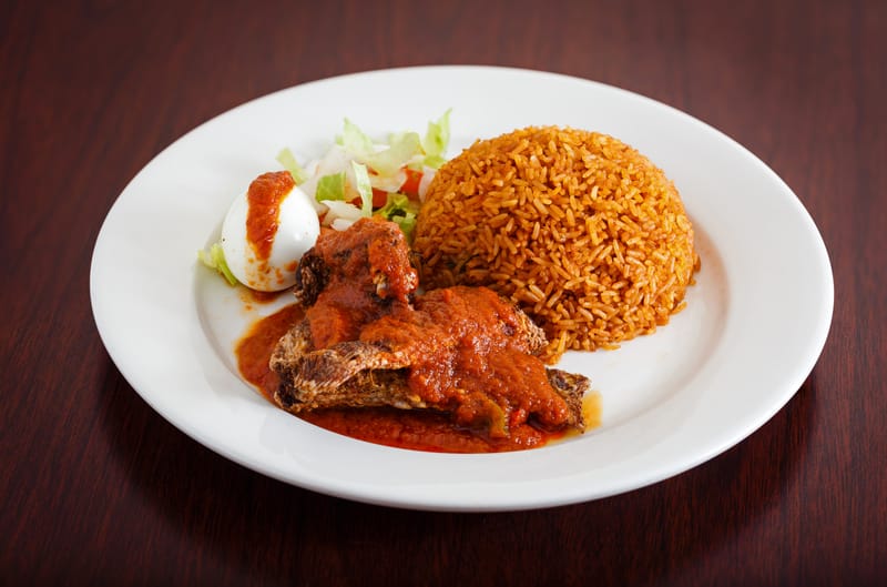 Jollof Rice | Fresh / Dry Fish