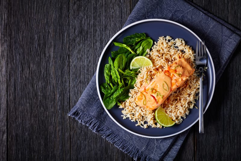 Coconut Rice | Fresh / Dry Fish