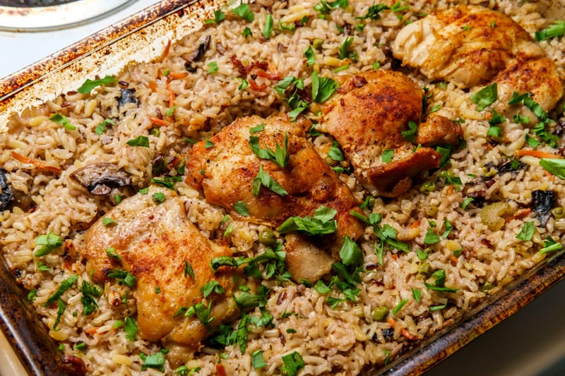 Chicken Casserole | Rice