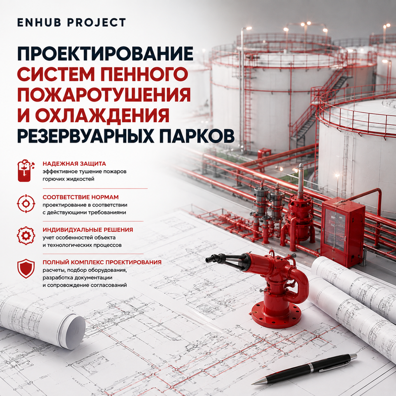 ПРОЕКТИРОВАНИЕ ПЕННОГО АУП/АПТ и ОХЛАЖДЕНИЯ