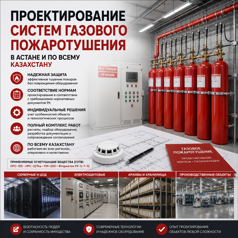 ПРОЕКТИРОВАНИЕ ГАЗОВОГО АУП/АГПТ
