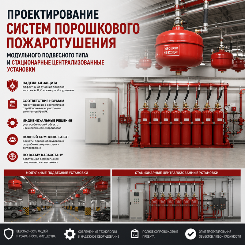 ПРОЕКТИРОВАНИЕ ПОРОШКОВОГО АУП/АУППТ