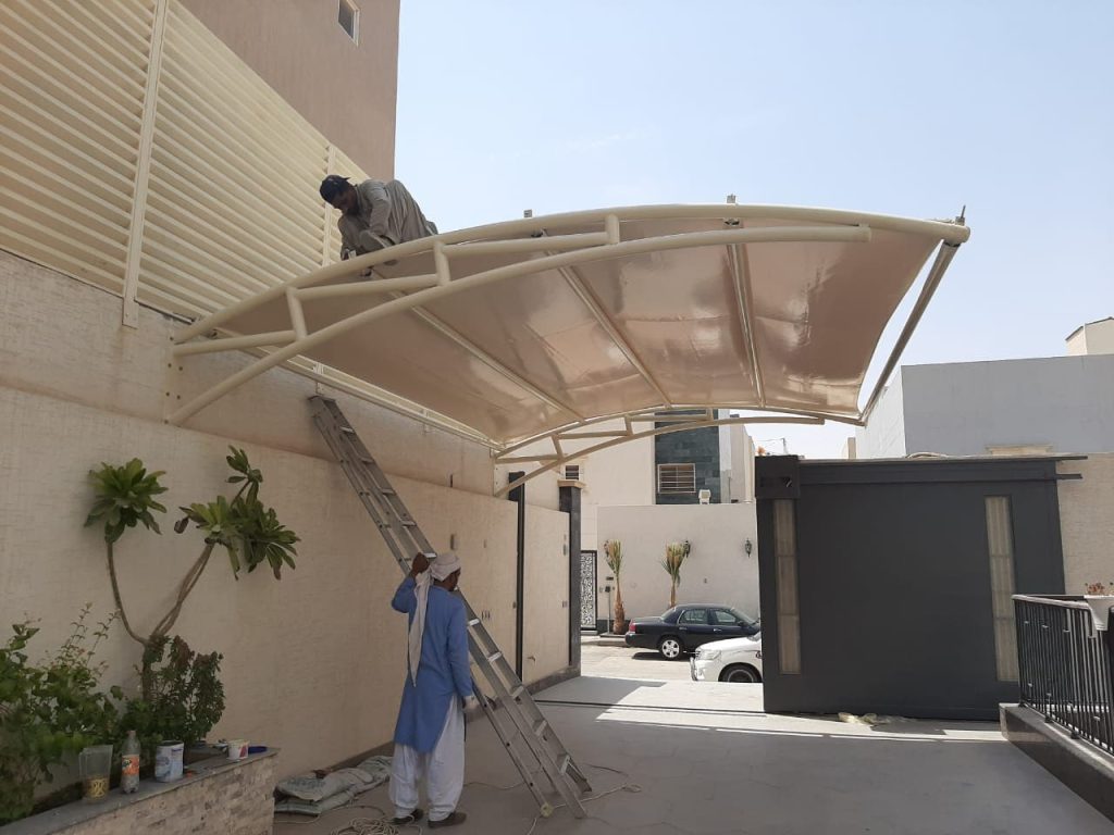 مظلات الرياض – تركيب مظلات سيارات ومظلات حدائق بجودة عالية