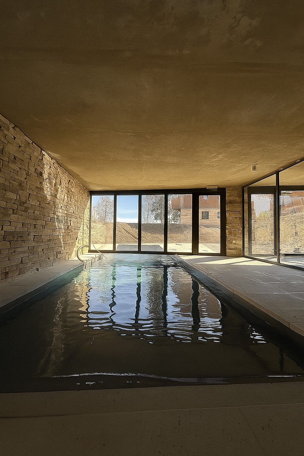 Piscina in-out climatizada