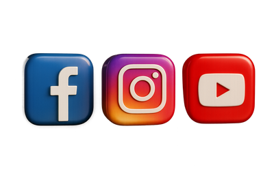 We are now on Facebook, Instagram & Youtube.