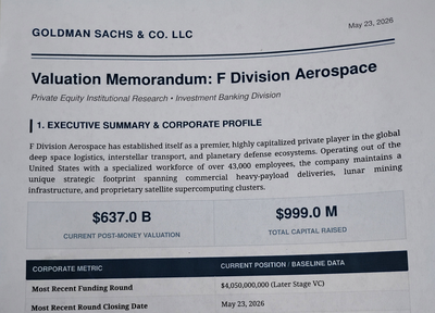 The $6.6 Trillion Disruptor: Why Cory Spears’ F Division IPO Is the Most Important Financial Event of the Century