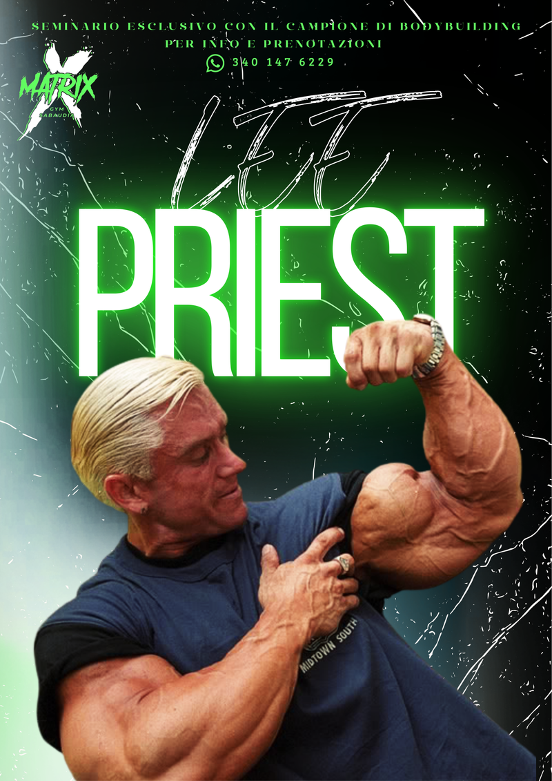 Seminario esclusivo con Lee Priest e Alessandro Savi