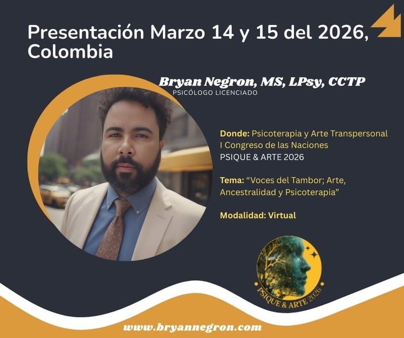 Presentación "Voces del Tambor; Arte, Ancestralidad y Psicoterapia"