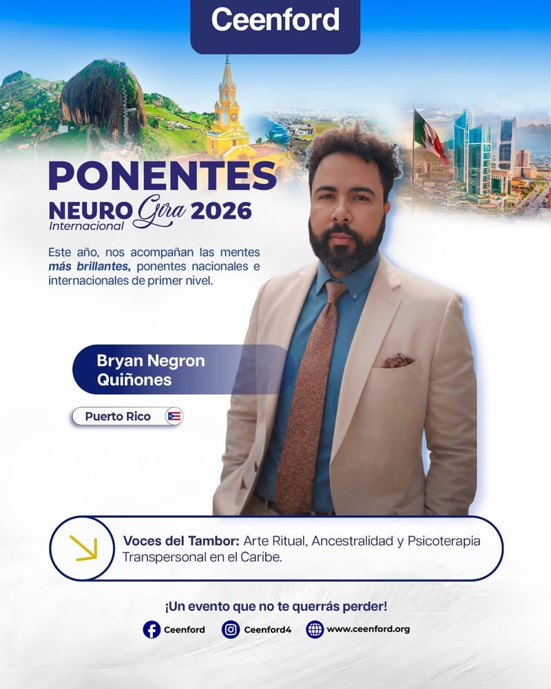 Presentación "Voces del Tambor: Arte Ritual, Ancestralidad y Psicoterapia Transpersonal en el Caribe"
