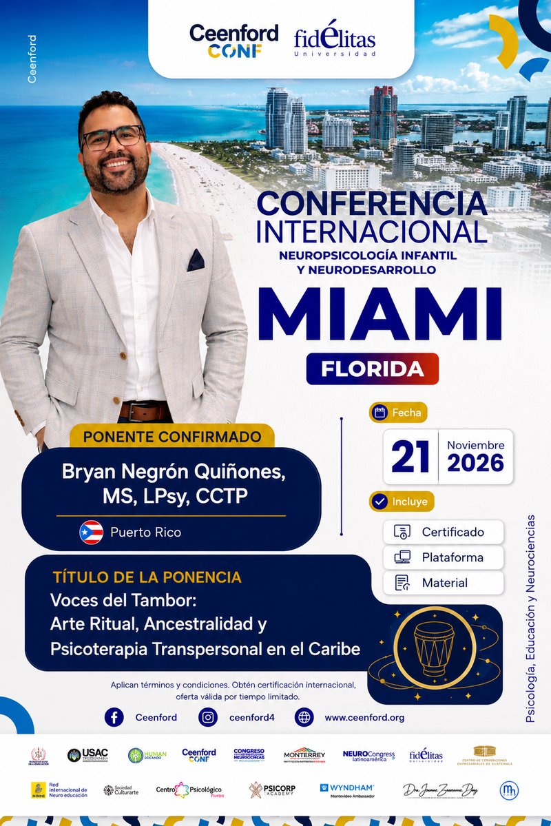 Presentación "Voces del Tambor: Arte Ritual, Ancestralidad y Psicoterapia Transpersonal en el Caribe"