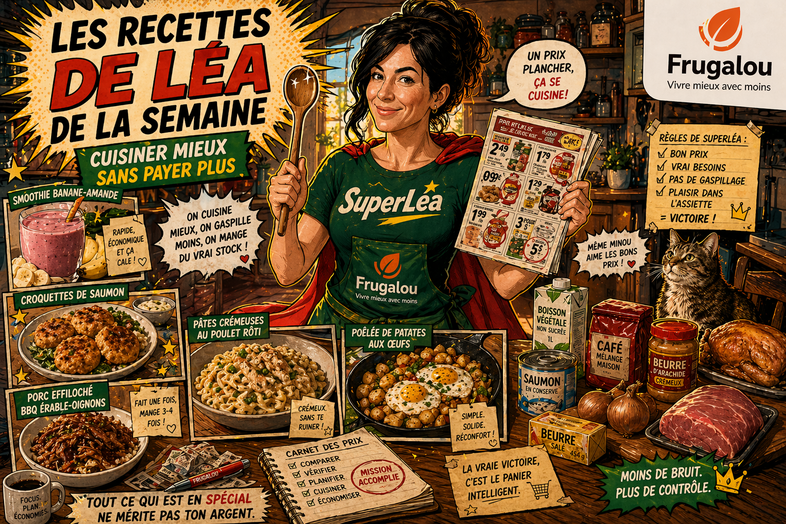 Les recettes de Léa de la semaine pour cuisiner les prix planchers