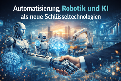 Automatisierung, Robotik und KI als neue Schlüsseltechnologien
