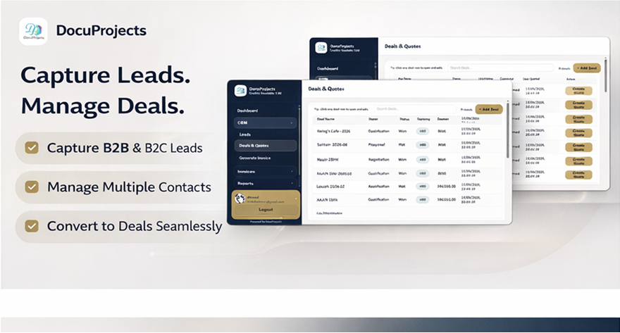 CRM Lead -> Deal Management Made Easy