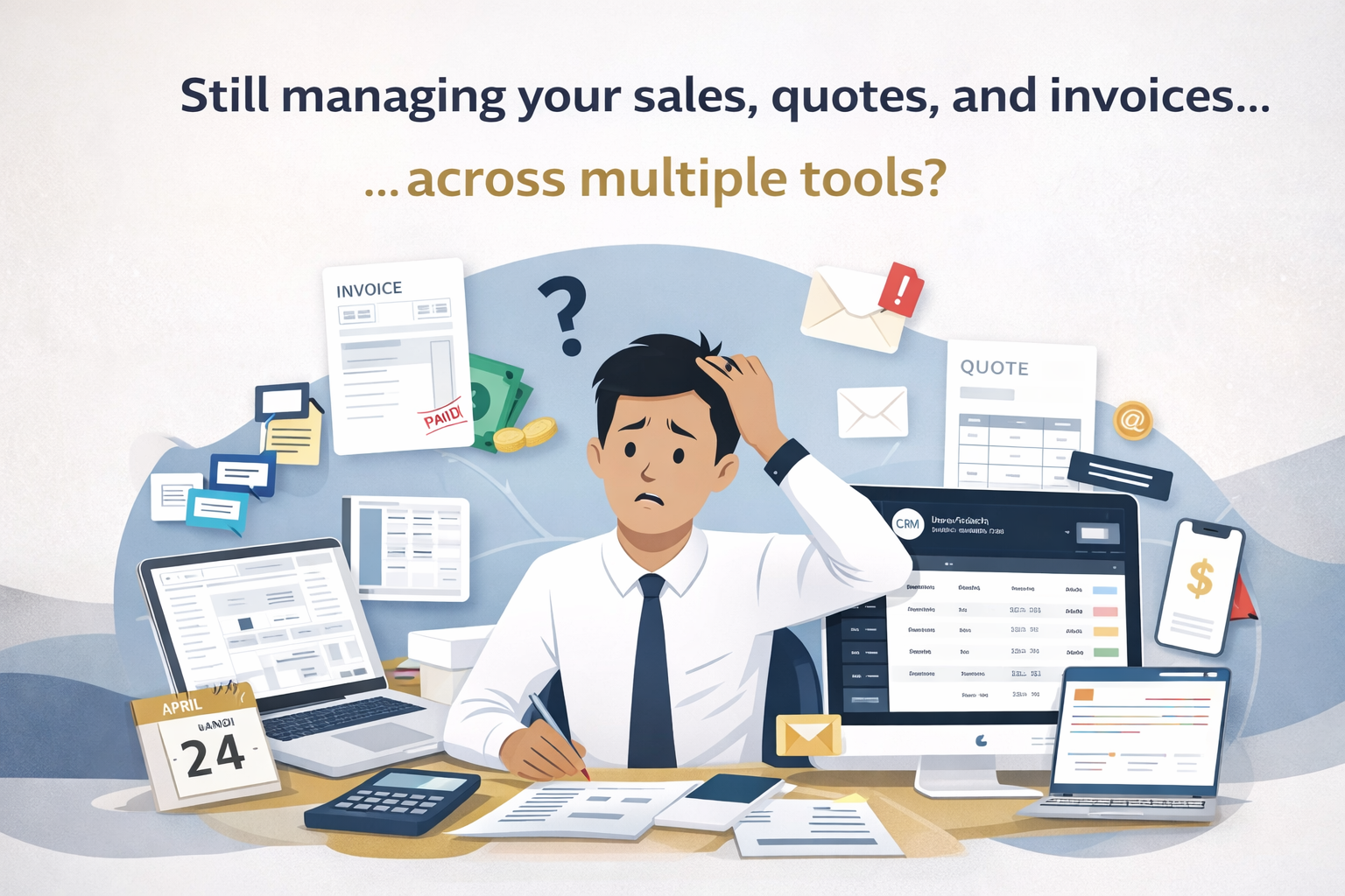 Best Multi-Currency CRM for Small Business in UAE | DocuProjects Demo (Leads to Invoice Automation)
