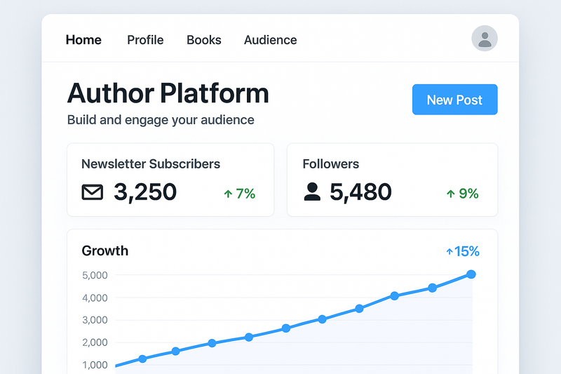 Strong Author Branding and Digital Presence Development