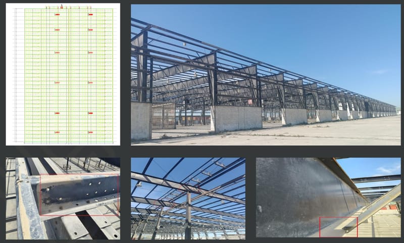 تدعيم مشروع حكومي بمسطح 18,000 م2 بنظام Steel - الشرقية